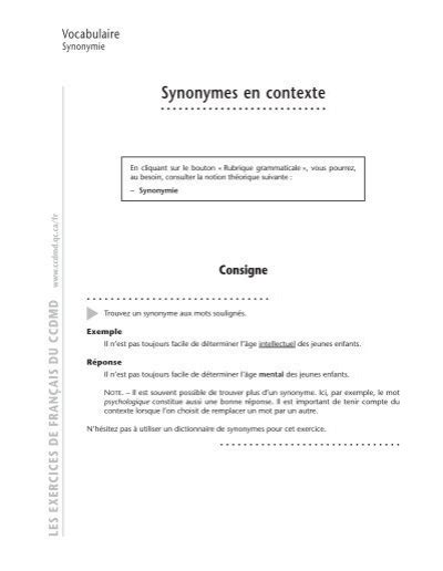 synonymes contexte|mise en contexte synonyme.